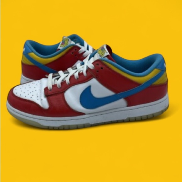 🔥Nike Dunk Low x LeBron James x Fruity Pebbles Red (DH8009-600) Sz 7.5 Women - Picture 6 of 11